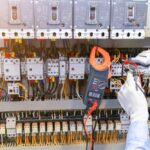 Electrician-Measuring-Voltage